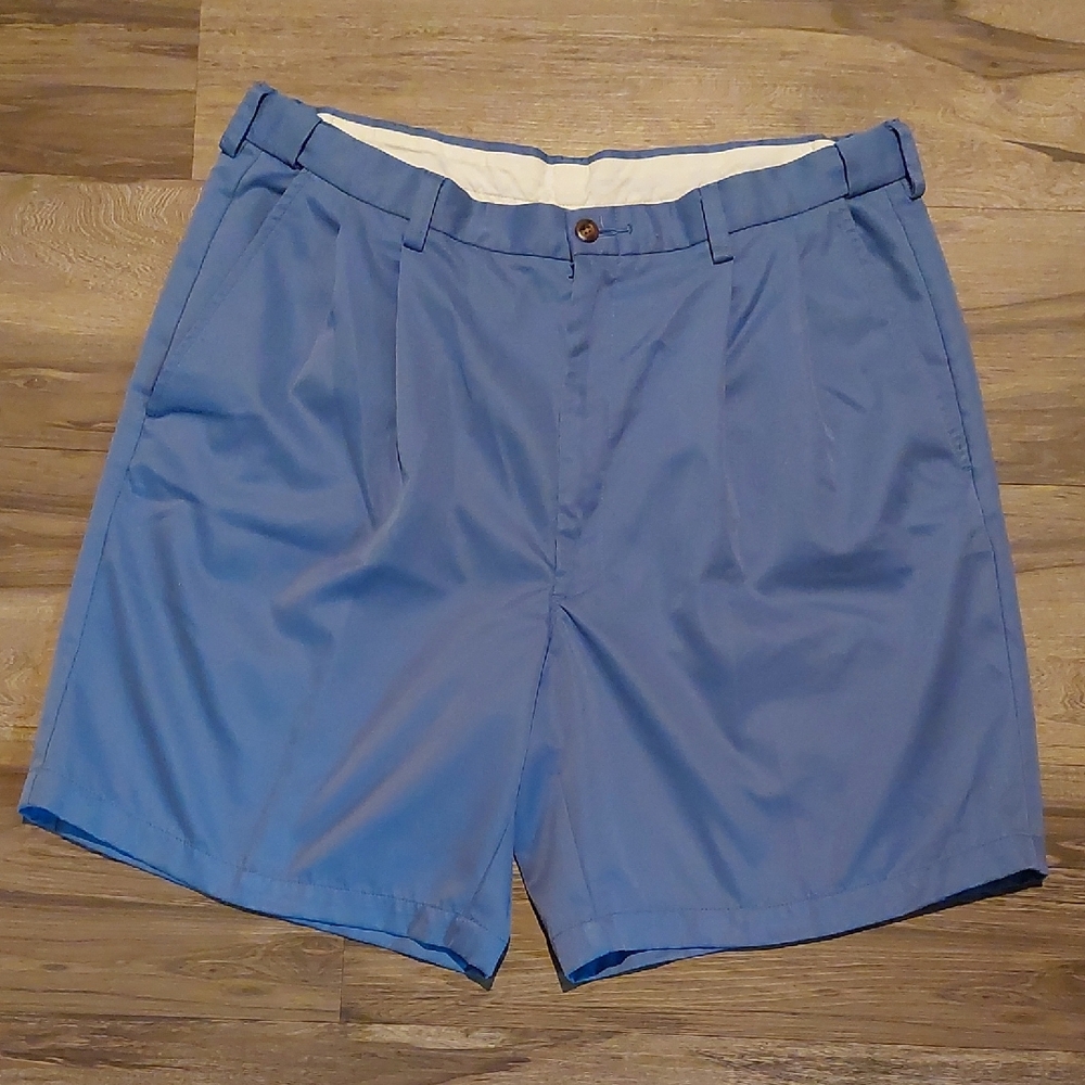 Haggar Men's Classic Blue Flat Front Shorts